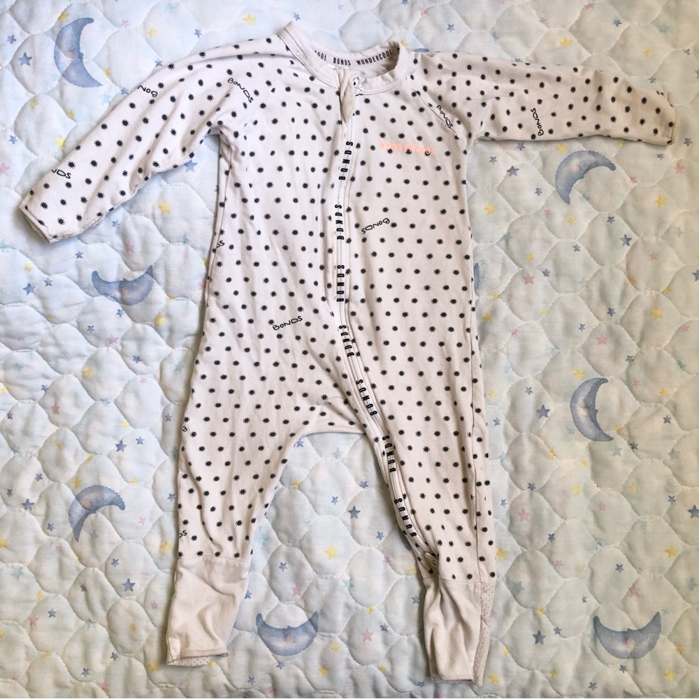 Polka Dot Zipper Footless One-Piece